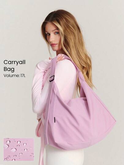 GLOWMODE 17L Unadjustable Textured Water-Resistant Shoulder BagFall Winter