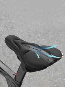 Capa de Selim de Bicicleta, Silicone de Alta Elasticidade. Capa de Selim Respirável e Absorvente de Choque para Bicicleta de Montanha/Estrada, Equipamento de Ciclismo, Capa de Selim de Bicicleta de Alta Elasticidade, Capa de Assento Macia de Espuma Grossa, À Prova d'Água, Projetada Especialmente para o Escroto, Almofada de Assento Escrotal, Prevenção da Fadiga Escrotal para Ciclismo de Longa Duração, Capa de Selim Respirável e Absorvente de Choque para Bicicleta de Montanha/Estrada, Equipamento de Ciclismo - Multicolorido - Visão 4