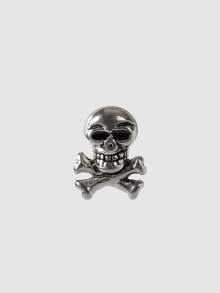 MortiRose 5PCS Gothic Style Earrings Punk Disc Studs Cartilage Earrings Dangle Stud  Skull  Helix Ear Tragus Piercing Body Jewelry,Goth/Gothic/Punk/Grunge/Dark Gothic,Streetwear,Summer/Festival/Prom/Party,Vintage - Steel color - View 5