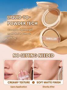 SHEGLAM Lock & Go 持久氣墊粉底(補充裝)-Nude 品牌 美容 化妝 化妝品 適合女性與女孩 完美搭配夏季春季 Y2K 時尚 流行 生日 母親節禮物 假期 派對準備就緒 最佳顏色 - 裸色 - 查看 5