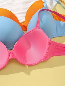 DesireSculpt 3pcs/Set Women's Underwire Bras - Multicolor - View 6