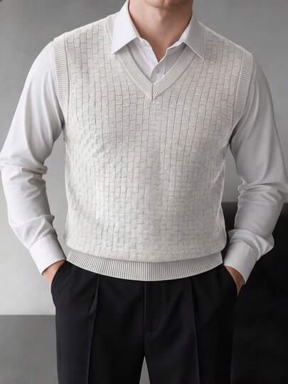 Chaleco, sin mangas, Esencial Moras Collection de Cuello V en Viscosa: Suavidad y Sofisticación. para hombre, gran calidad, suave, cómodo, ligero, para uso diario, para día y noche, vacaciones, básico, primavera, verano, otoño, invierno, fresco, a la moda. Viscoso, elástico ligero, para citas, en pareja, viaje. Confeccionado en una mezcla de viscosa de alta calidad, su tejido de punto fino lo convierte en la opción perfecta.