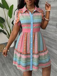 Vestidos midi para mujer - Multicolor - Ver 4