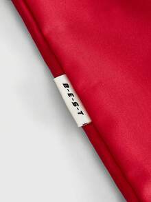 ROMWE MEN Street Life Men's Letter Print Elastic Waist Casual Shorts - Red - View 4
