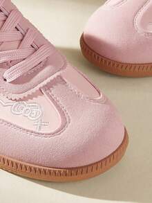 CUCCOO EASI Giày thể thao nữ mũi tròn, kiểu dáng thường ngày, đa năng. - Màu Hồng baby - Xem 3