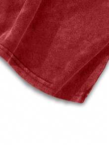 Manfinity Roghcode Tank Top Katun Minimalis Gaya Goth Pria, Burgundy, Musim Panas, Pakaian Jalanan, Liburan Kota, Hem Pendek Bertekstur Rusak, Tekstur Timbul Salib Sederhana, Hadiah Kasual - Merah - View 4