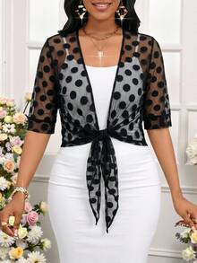 SHEIN Lady Đầm ngắn ôm sát đính sequin dành cho nữ, trang phục dự tiệc thời trang. - màu đen - Xem 6