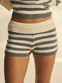 Aralina OFF THE SHOULDER STRIPE JUMPER AND SHORT SET - Multicolor - View 4