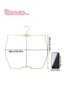 Metal Swimsuit Hanger, Suitable For Storage Of Swimwear Bikinis And Underwear, Suitable For Wardrobe Organization, Summer Beach Holiday Travel Swimwear Storage, Durable Space Saving Design, Suitable For Women's Underwear Display Rack, Suitable For Bathroom Bedroom Wardrobe And Retail Store Display - Multicolor - View 3