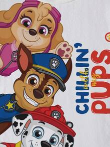 SHEIN | PAW Patrol Áo thun ngắn tay in hình hoạt hình dành cho bé trai, nhiều chiếc - Nhiều màu - Xem 3