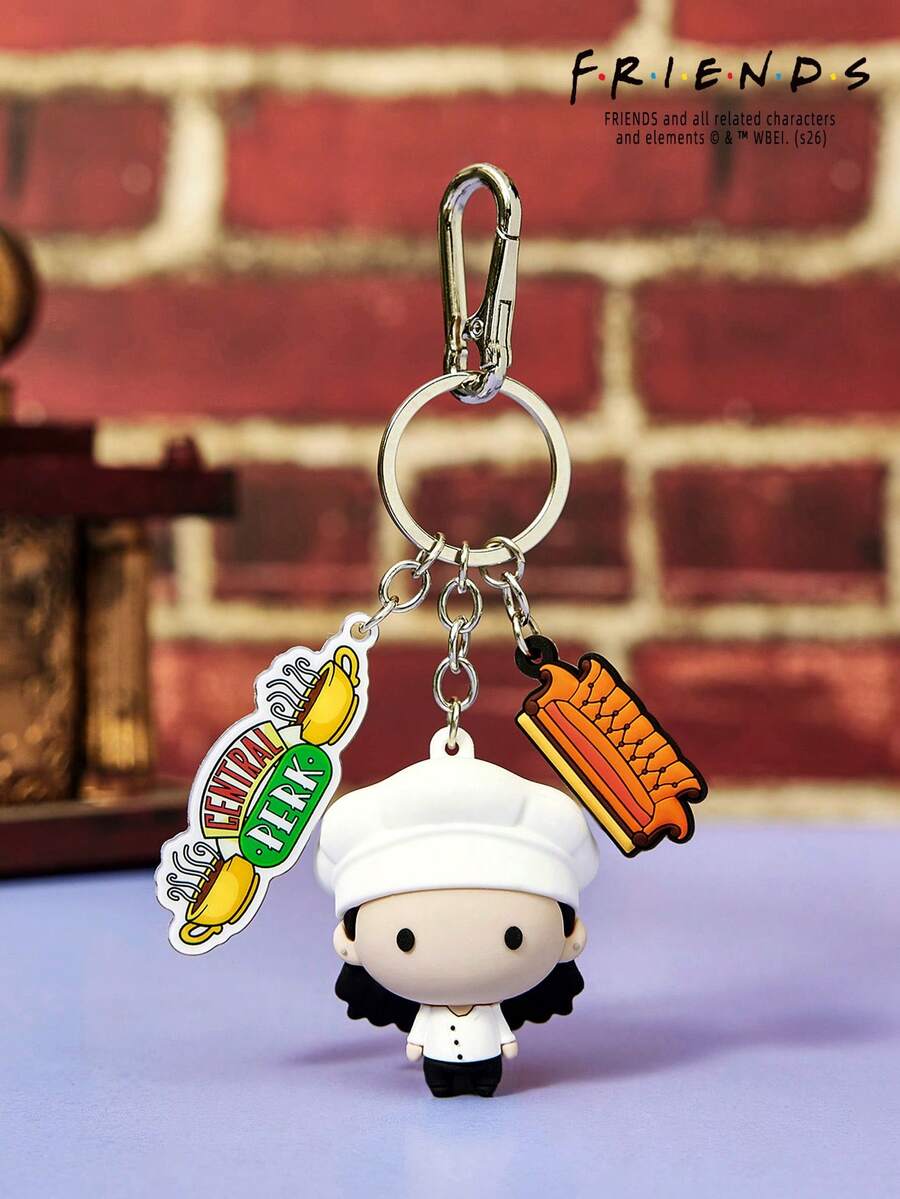 POKOJA LAND FRIENDS X Móc khóa 3D lập thể sáng tạo, mặt dây chuyền đáng yêu - Nhiều màu - Xem 1