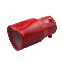 Car Modification Exhaust Throat Single Outlet Heart-Shaped Stainless Steel Exhaust Tip Muffler Tail Pipe Car Exterior Accessory - A - View 19