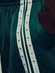 Musero Elasticated Drawstring Waistband Side Stripes Shorts Spring Summer Essentials Holiday - Green - View 5