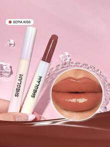 SHEGLAM Pout-Perfect 光澤豐唇蜜-Sepia Kiss 品牌美妝化妝品 適合女士與女孩 - Sepia Kiss - 查看 1