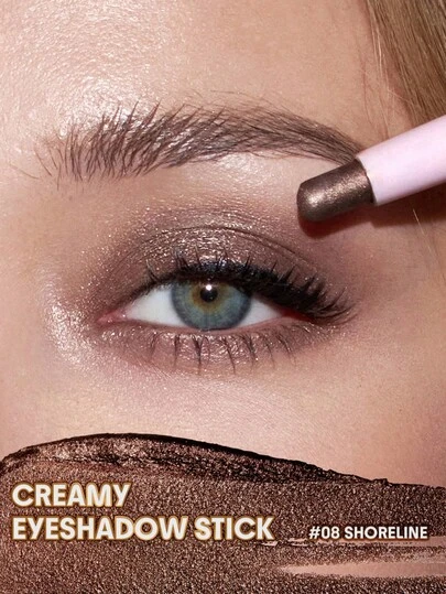 SHEGLAM Creamsicle Eyeshadow Stick-08 Shoreline Brand Beauty Makeup Face Paint Cosmetic For Women Girls Perfect For Spring Summer Ideal For Y2K Fancy Fashion Suitable For Birthday Mother'S Day Gift Rave Festival Party Ready Best Color