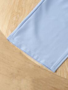 Genkimix Kids Girls (Small) Ruffle Layered Casual Long Pants, Suitable For Vacation, Summer - Blue - View 6