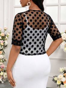 SHEIN Lady Đầm ngắn ôm sát đính sequin dành cho nữ, trang phục dự tiệc thời trang. - màu đen - Xem 2