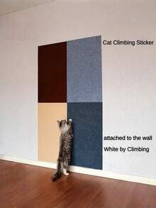 1Pc Self Adhesive Cat Scratching Pad Mat Carpet Couch Furniture Protector Pet Scratch Toy Cat Scratch Trainer Self Stick Scratch Board For Home Living Room Sofa Protection Must Have For Cat - 200cm X 40cm - View 4
