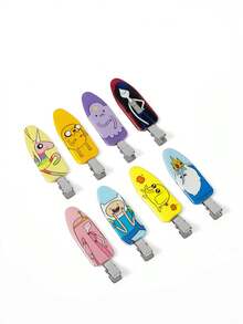 ADVENTURE TIME X SHEIN Joint Seamless Clip Set - Multicolor - View 4