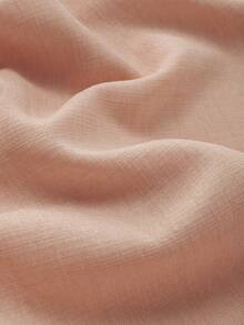 GlowEve CURVE Gaun Liburan Elegan Panjang Sedang dengan Ruffle dan Leher V untuk Wanita Ukuran Plus - Berwarna merah muda - View 5