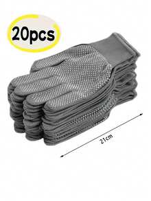 20/10 Pieces Of Nylon Dot Gloves - Suitable For Outdoor Cycling, Camping, Fishing - Lightweight And Durable, With Multiple Colors To Choose From - Multicolor - View 13