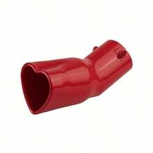 Car Modification Exhaust Throat Single Outlet Heart-Shaped Stainless Steel Exhaust Tip Muffler Tail Pipe Car Exterior Accessory - A - View 20