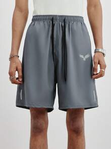 TOKVUE Men's Casual Printed Shorts - Black - View 5