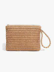 Viva Strut 1 chiếc ví cầm tay kiểu Bohemian phong cách nghỉ dưỡng, làm từ vỏ bắp ngô, trang trí hình sao biển đính đá, túi xách dự tiệc cho nữ, ví cầm tay dệt thủ công mùa xuân hè, trang trí hình sao biển, ngọc trai và vỏ sò, túi xách làm từ vỏ bắp ngô cho nữ. - Nhiều màu A - Xem 10