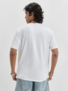 TOKVUE Men's Casual Dog Print T-Shirt, Summer - White - View 2