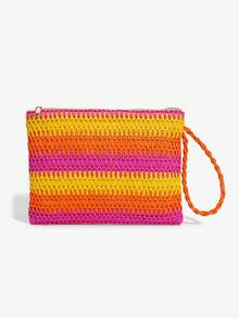 Viva Strut 1 chiếc túi xách cầm tay Dopamine phong cách đảo hè cầu vồng, túi hình cây dừa Hawaii với họa tiết hoa và hình rùa, hoàn hảo cho trang phục đi nghỉ mát của phụ nữ. - Nhiều màu C - Xem 8