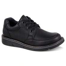 Dominiq Zapato Escolar Casual para Niño Rokino 3136 abrochado Agujeta - Negro - Ver 1