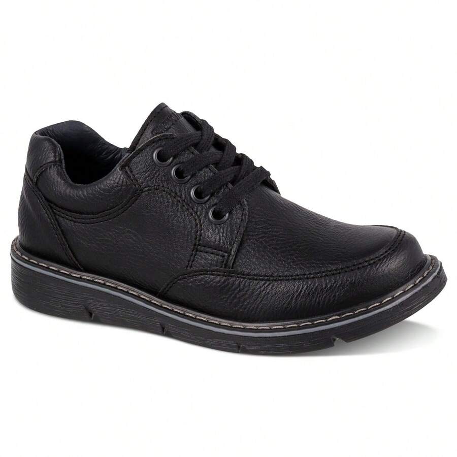 Dominiq Zapato Escolar Casual para Niño Rokino 3136 abrochado Agujeta - Negro - Ver 1