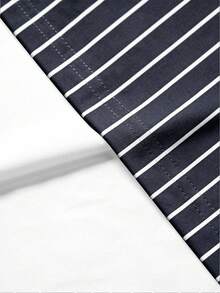 Manfinity EMRG Áo Polo nam dáng thường ngày kẻ sọc in kỹ thuật số - Nhiều màu - Xem 5