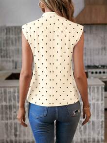 Camiseta clásica de mujer de manga corta, sencilla y casual, versátil y de moda - Albaricoque - Ver 6