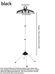Foldable Garment Steamer Stand, Portable Clothes Hanger Rack For Handheld Steam Iron, Collapsible Steam Ironing Hanger For Home & Travel - C - View 4