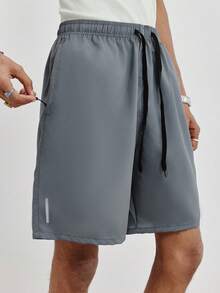 TOKVUE Men's Casual Printed Shorts - Black - View 4