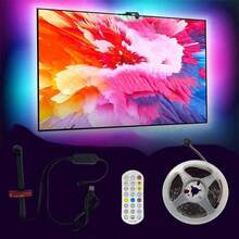 LED RGBIC Backlight Strip With AR Sensor, Synchronizes With The Screen For Ambient Lighting, And Can Be Controlled Remotely. Suitable For Televisions And Monitors From 35 To 80 Inches. - RGBIC LED TV backlight strip - View 2