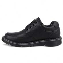 Dominiq Zapato Escolar Casual para Niño Rokino 3136 abrochado Agujeta - Negro - Ver 4
