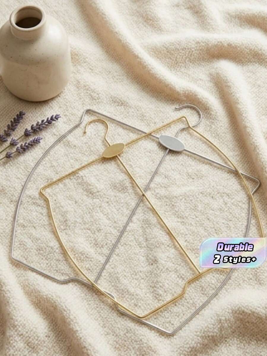 Metal Swimsuit Hanger, Suitable For Storage Of Swimwear Bikinis And Underwear, Suitable For Wardrobe Organization, Summer Beach Holiday Travel Swimwear Storage, Durable Space Saving Design, Suitable For Women's Underwear Display Rack, Suitable For Bathroom Bedroom Wardrobe And Retail Store Display - Multicolor - View 1