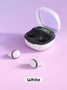 Teckwe 2026 Auriculares inalámbricos ultracompactos con control táctil, mini auriculares, sonido estéreo de alta fidelidad, estuche de carga con LED, micrófono incorporado, adecuado para deportes, trabajo, viajes, sueño - Multicolor - Ver 15