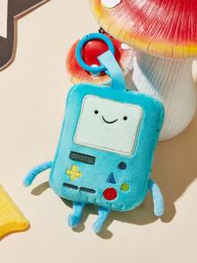 ADVENTURE TIME X SHEIN 1個立體毛絨吊飾 機器人娃娃 柔軟材質 可掛在包包、鑰匙上 BMO - 綠色 - 查看 5