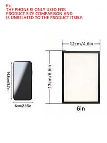 SHEIN 1 khung tranh gỗ hình chữ nhật cổ điển, khung gỗ dày dặn trưng bày mẫu vật rỗng 3D, thích hợp trang trí tường phòng khách. - Nhiều màu - Xem 6