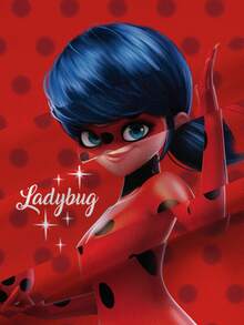 Miraculous Ladybug X SHEIN 女童休闲印花短袖T恤，夏季 - 白色 - 查看 6