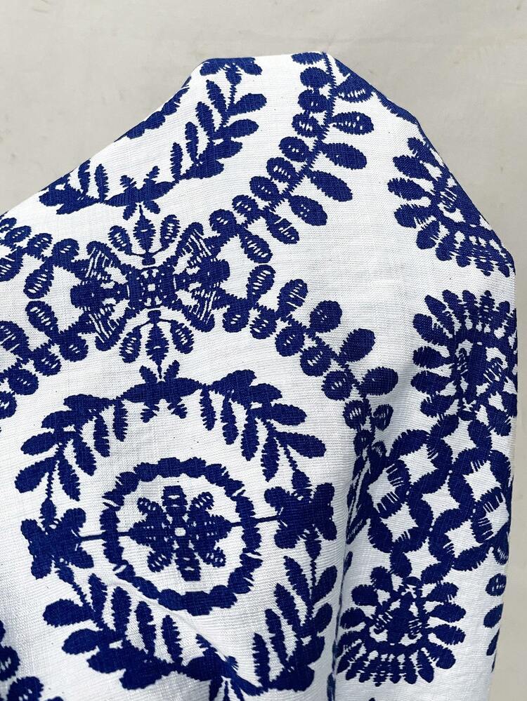 Plus Size Women Solid Color Batwing Sleeve Top And Floral Print Midi Skirt Casual Suit