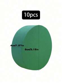 20 cái/10 cái/8 cái/1 cái/2 cái/4 cái/6 cái 5,51in X 3,14in X 1,77in Gạch xốp hoa ướt và khô, Khối xốp Polystyrene màu xanh lá cây để cắm hoa, trang trí cây cảnh và đồ thủ công mỹ nghệ, Thích hợp để trang trí đám cưới, phông nền cô dâu, cổng cưới, đồ trang trí bàn tiệc, hoa trang trí bó hoa, Cũng áp dụng cho Giáng sinh, Halloween, Lễ tạ ơn, Trở lại trường học, Ngày lễ tình nhân, Ngày của nhà giáo, Ngày của mẹ - Nhiều màu - Xem 14