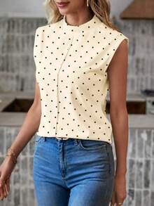 Camiseta clásica de mujer de manga corta, sencilla y casual, versátil y de moda - Albaricoque - Ver 7