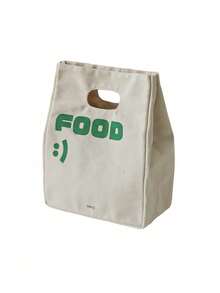 Joivida 1pc Portable Canvas Picnic Bag For Work School Camping Leak-Proof Fresh-Keeping Non-Food Contact - Multicolor - View 11