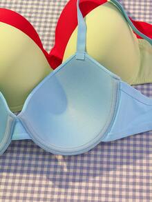 DesireSculpt 3pcs/Set Women's Underwire Bras - Multicolor - View 5