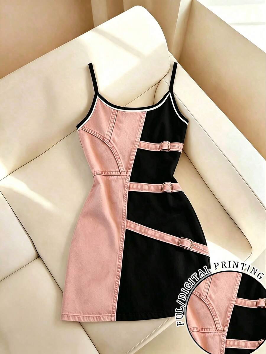 Resyla Hàng mới về - Mẫu đầm mini ôm sát in họa tiết denim bán chạy nhất dành cho nữ, dáng regular fit. - Nhiều màu - Xem 1
