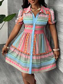 Vestidos midi para mujer - Multicolor - Ver 3